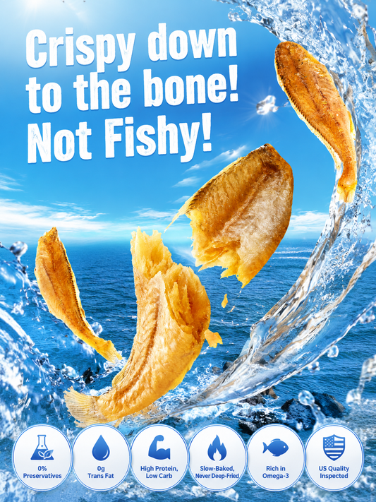 Deep-Sea Yellow Croaker Crisps | One Bite of Pure Crunch | Endless Nutrition-Sherry